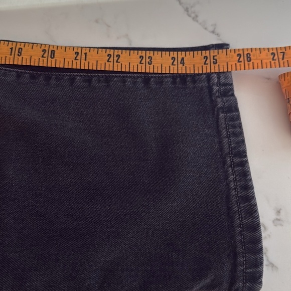 Lucky Brand Zoe High Rise Straight Distressed Black Jeans (6/28) - Picture 6 of 7